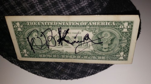 Bb king signed Bill King of blues