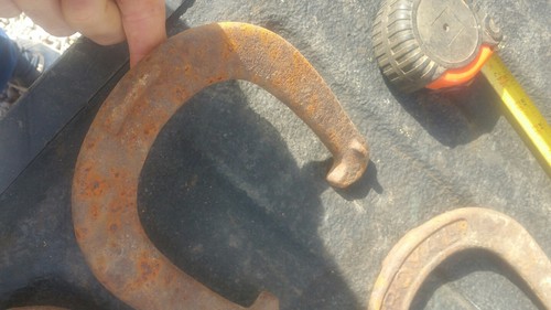 ANTIQUE  Set of 4 ROYAL, ST. PIERRE WORCESTER MA. PITCHING HORSESHOES