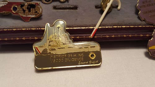 Lions Club Pins NC NJ USCG Enumclaw Cane  lot of 9 vintage/state/conventions/NC