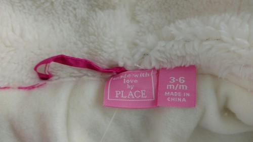 The Chlidrens Place Snow Suit Baby Girl Size 3-6 Months Pink Hearts