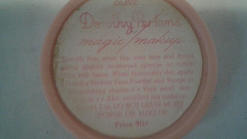 Vintage 1960s Dorothy Perkins Cosmetic Makeup used