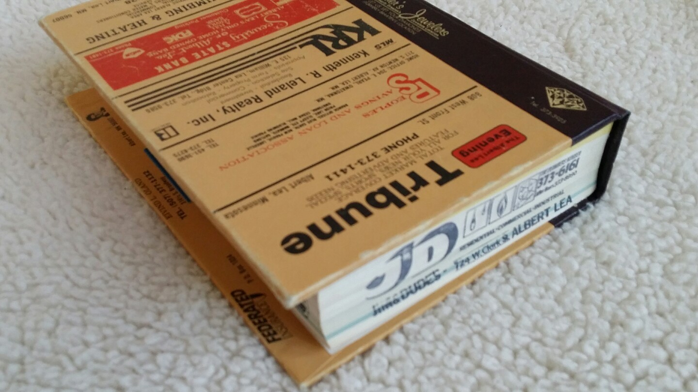 Albert Lea MN City Directory Phone Book 1987 Freeborn Co. Minnesota Genealogy