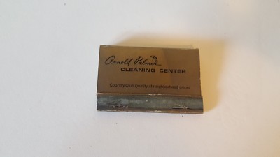 Matchbook Arnold Palmer cleaning center Saginaw Mi. missing some matches WEAR  z