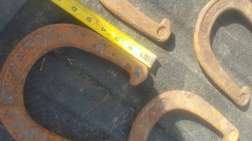 ANTIQUE  Set of 4 ROYAL, ST. PIERRE WORCESTER MA. PITCHING HORSESHOES