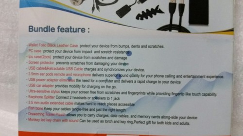 Monkey Man 16 Item Accessory Bundle for Google Nexus 6