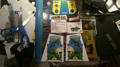 Pre cut decals forvintage coleco electronic arcade  table top galaxian game