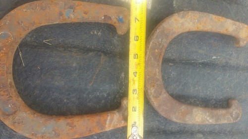 ANTIQUE  Set of 4 ROYAL, ST. PIERRE WORCESTER MA. PITCHING HORSESHOES