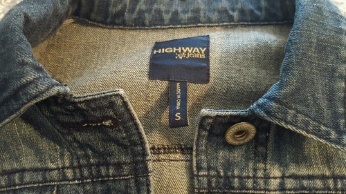 Girls 7/16 size small stonewash denim jacket