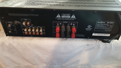 Insignia NS-R2001 200W 2.0 Channel Stereo Receiver works good