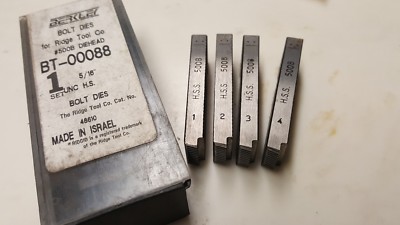 New Berkley / Ridgid 5/16'' UNC H.S.,  #500B Die Head Bolt Dies (#48610)