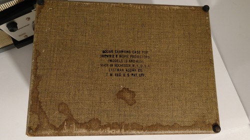 Vintage Eastman Kodak Brownie 8 Movie Camera Projector Carry Case Model 10 USA