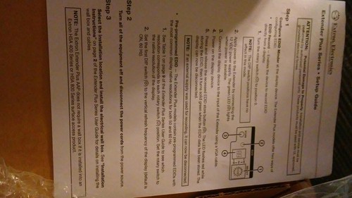 extron extender plus d white