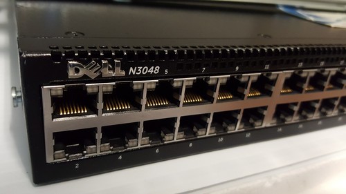 DELL POWERCONNECT N3048 48-Port 10/100/1000 / 10GbE Switch with Rack Rails 5RN1M