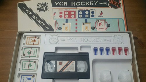 NHL VCR Hockey game vintage 1987 interactive ESPN board game