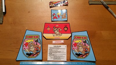 Pre cut decals for vintage electronic coleco tabletop mini arcade donkey kong.
