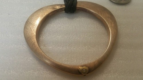 Designer Jewelry PittieSiSi Italian Big Open Heart Necklace Sterling Silver 925