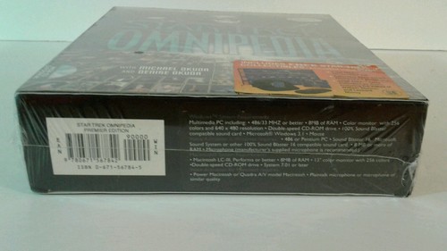 Star Trek game Omnipedia  Audio WIN 95 New Sealed premier edition