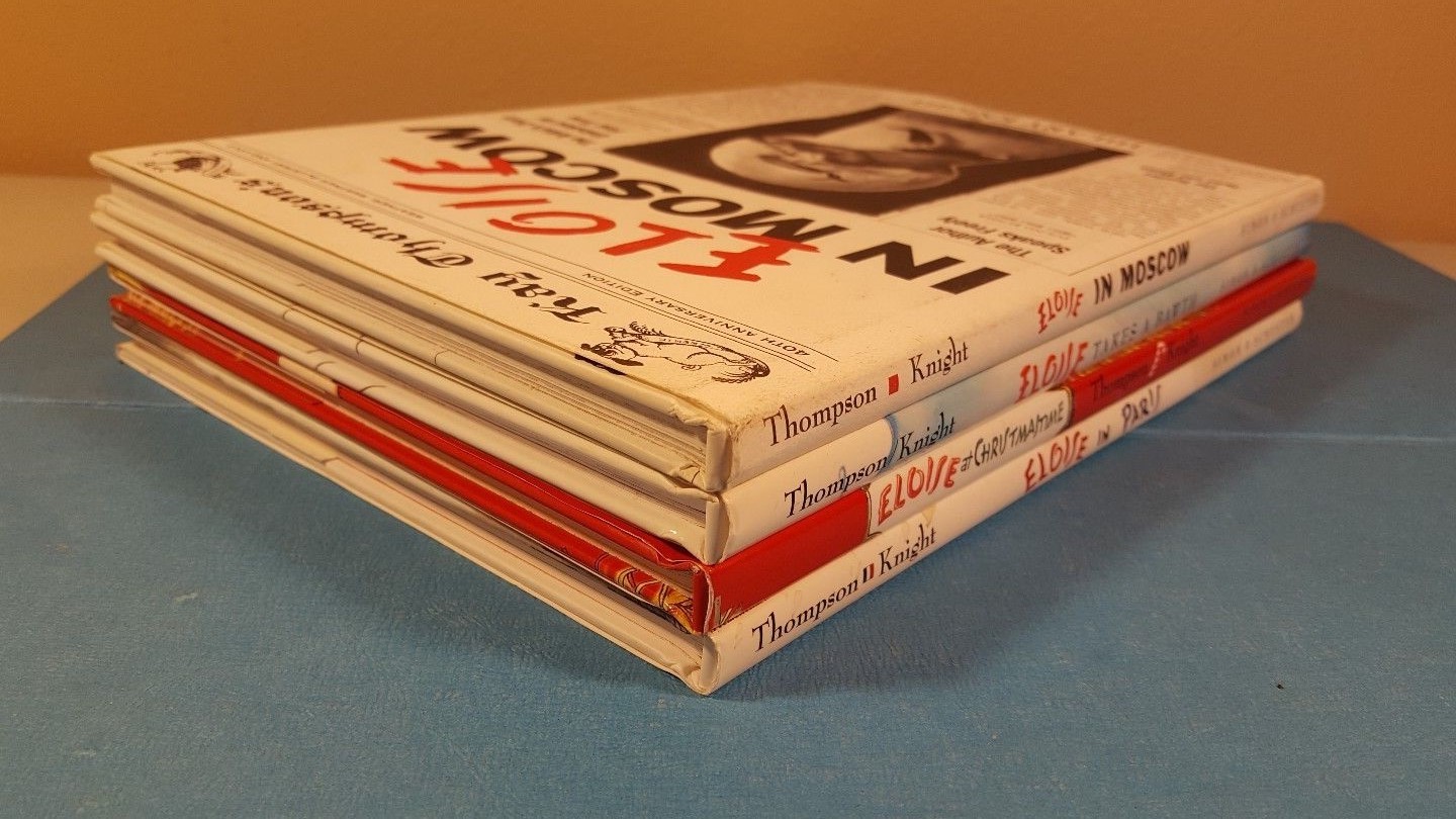 Lot of 4 Eloise picture books by Kay Thompson