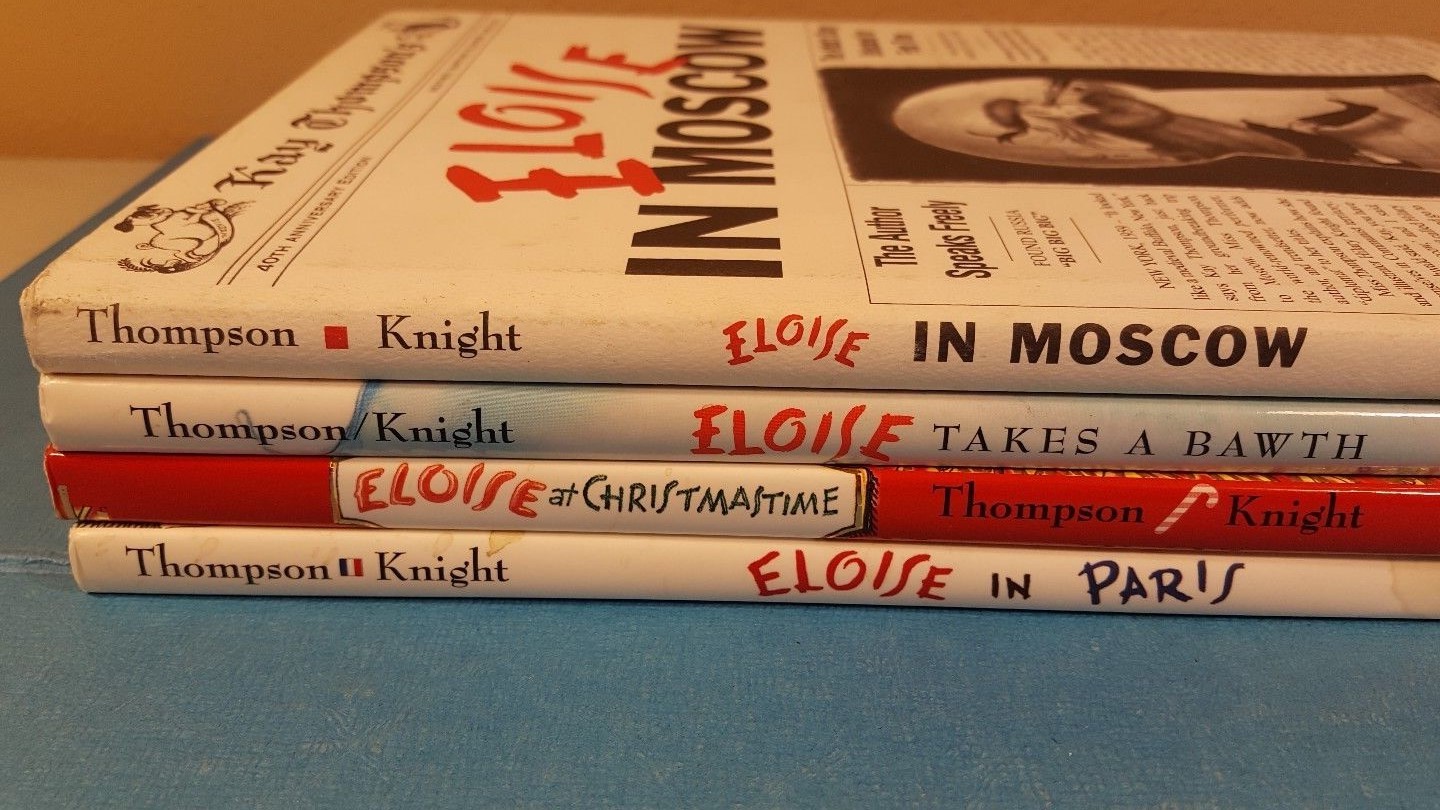 Lot of 4 Eloise picture books by Kay Thompson