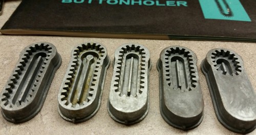 Vintage 1956 Greist Rotary Buttonholer Sewing Machine Attachment Box Instruction