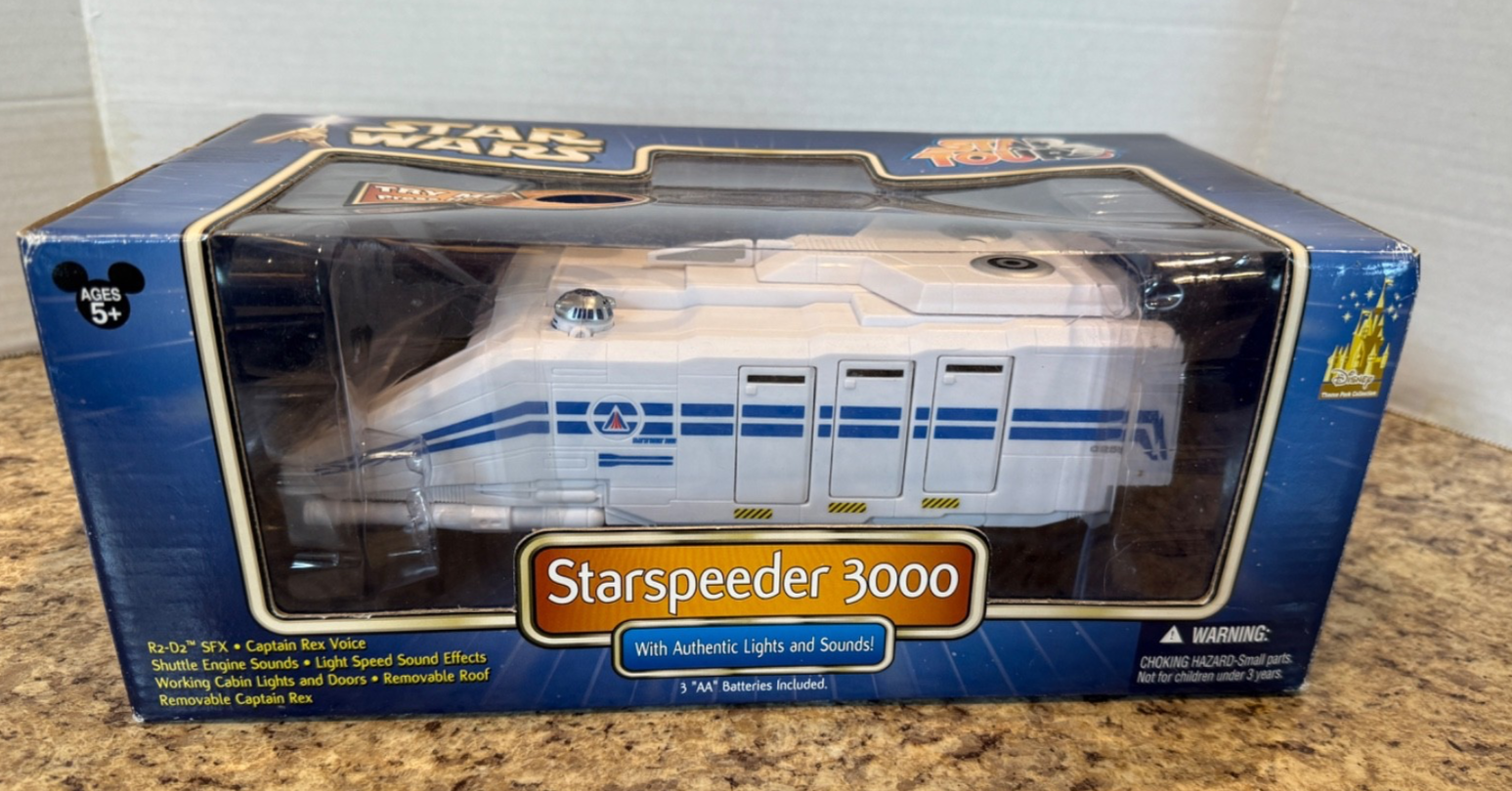 STAR TOURS スタースピーダー3000 スターウォーズ STARWARS 58『スタースピーダー3000 VEHICLE PLAYSET 開封動画』 - YouTube