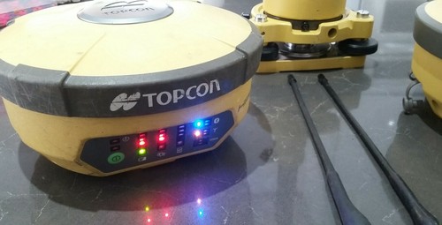 Topcon Hiper V Dual UHF II Base Rover Receiver Rx/Tx Kit Verizon CDMA 1001137-15