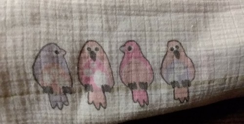 Aden + Anais Birds On A Wire Baby Blanket Swaddle Security Lovey