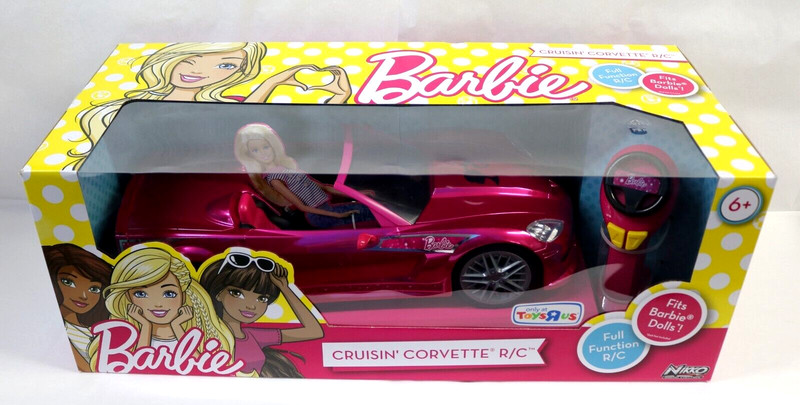 BARBIE CRUISIN CORVETTE R/C 2017 FACTORY SEALED NIB TOYS R