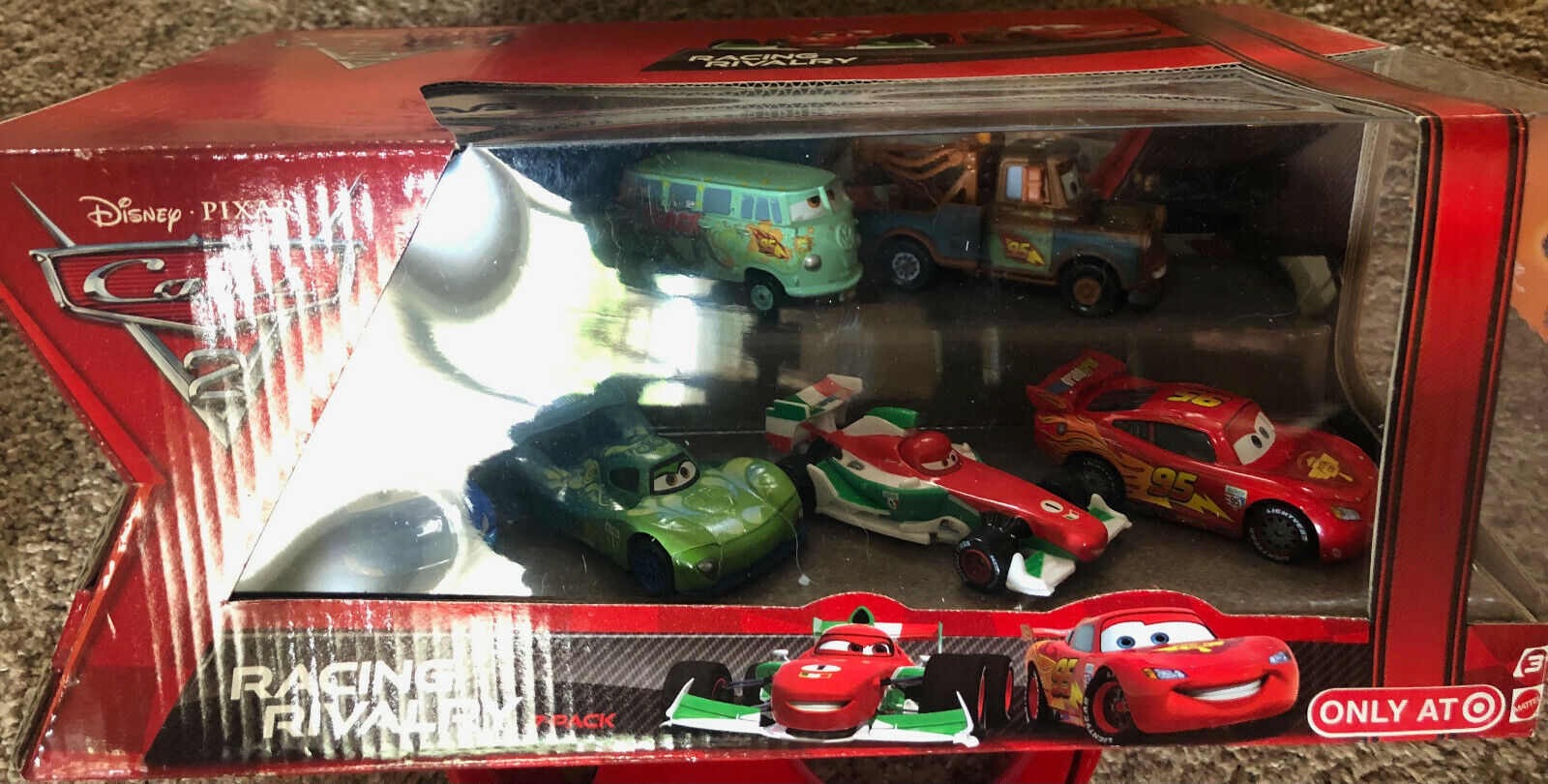 Disney Pixar Cars Racing Rivalry 7-Pack Mater Fillmore Sarge Disney Pixar Cars Racing Rivalry 7-Pack Mater Fillmore Sarge