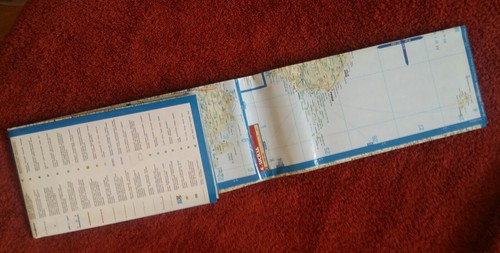 Map of Italy Italia Plastic Coated 2006 Edition Printed in Germany