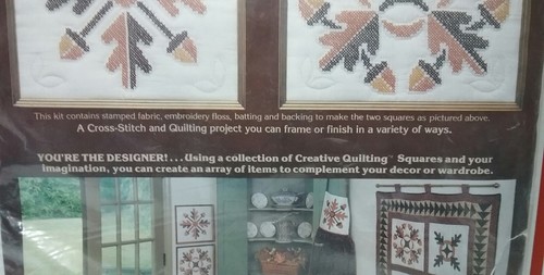 Vintage Paragon Creative Quilting Squares Kit #0882 sealed package 1981 (BS14)