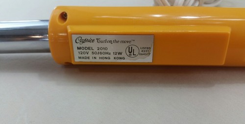 VINTAGE  COMPACT  Electric Curling Iron Caprice Mod 2010 Curling the move