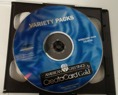 American Greetings Creatacard Gold Version 3 [CD-ROM] Windows 95/98 HTF