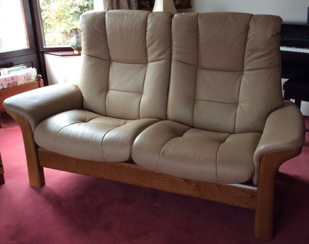 EKORNES 4 items STRESSLESS BUCKINGHAM SOFA.WINDSOR CHAIR.MAYFAIR CHAIR