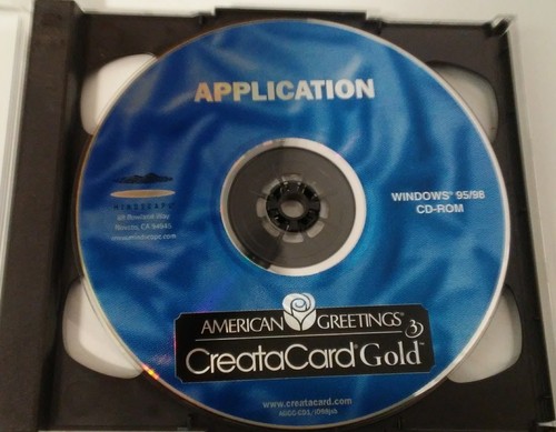 American Greetings Creatacard Gold Version 3 [CD-ROM] Windows 95/98 HTF