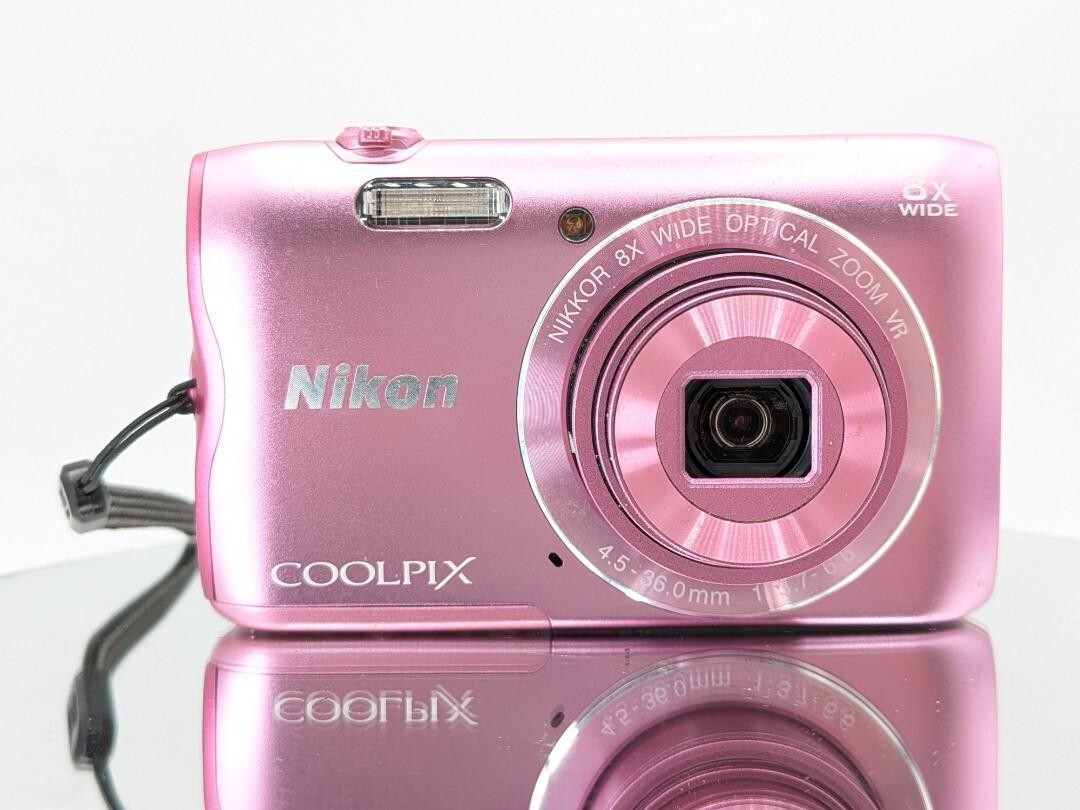 Nikon COOLPIX A300 ピンク 通電確認済み デジタル 動作未確認 デジカメ