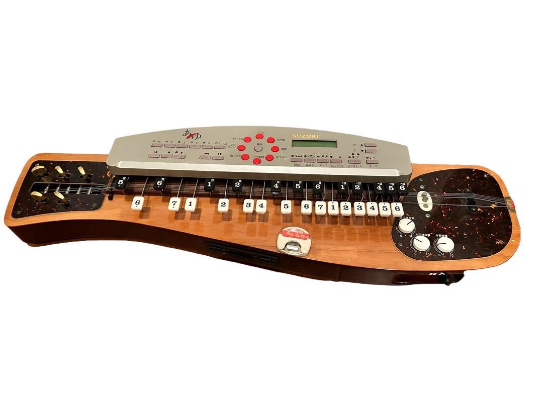 SUZUKI スズキ 電気大正琴TES-150 山びこ 5弦 琴 (動作確認済) SUZUKI スズキ 電気大正琴TES-150 山びこ 5弦 琴 (動作確認済)