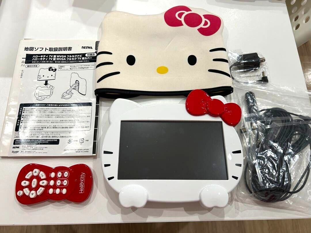 ⭐️新品未使用　KTV1000F キティ 可愛い TV サンリオ 車テレビ KTV1000F 未使用 キティ 可愛い TV サンリオ ゆめかわ 車テレビ