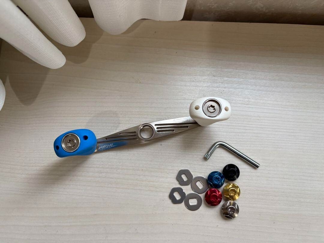 DRT VARIAL HANDLE VARIAL p.c.d 117 Silver blue white knob