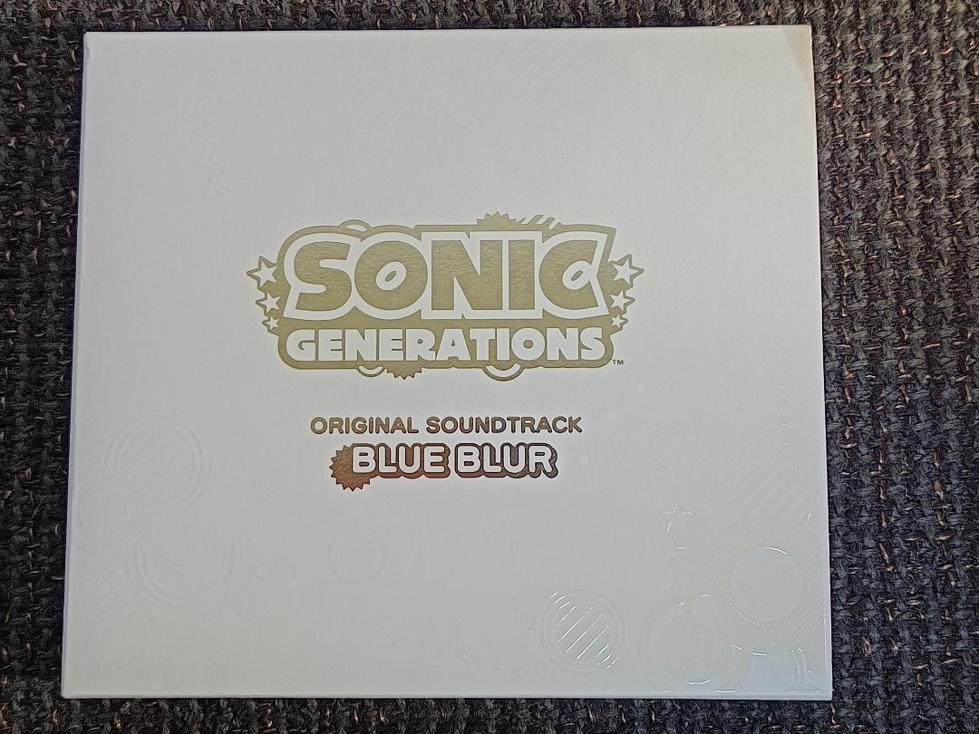 SONIC GENERATIONS Original Soundtrack Blue Blur Game Music