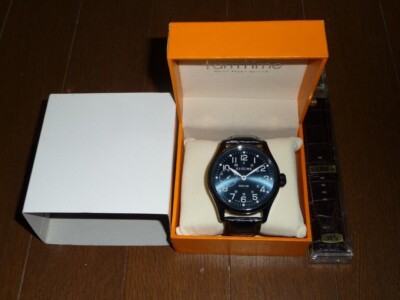 Orologio da uomo GLYCINE KMU48 Small Seconds Pilot Model nero analogico con s...