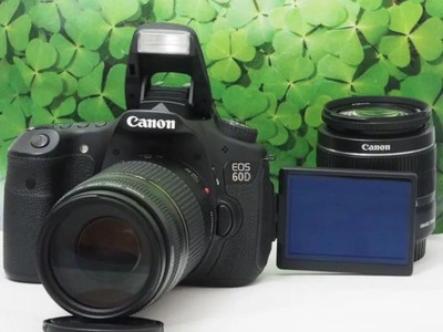 Canon EOS 60D | Beautiful item | Smartphone transfer | double lens set | B