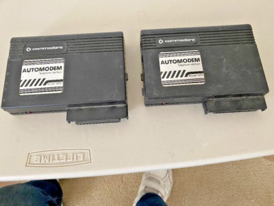 Commodore 64 Modems - model 1650  - two units -  un tested