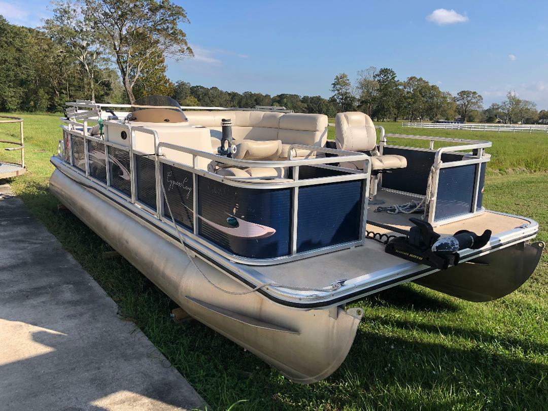 2010 Cypress Cay Pontoon Boat With 50hp Mercury Outboard Motor