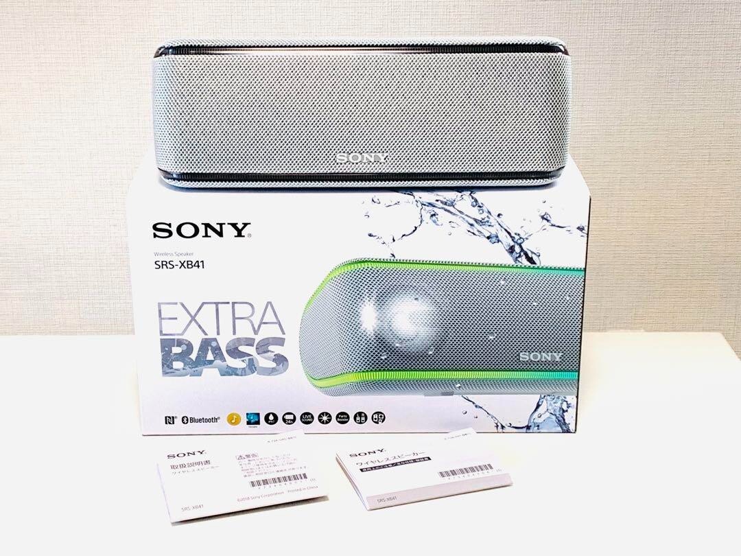 SONY SRS-XB41 ワイヤレススピーカー 箱付き Amazon.com: Sony SRS-XB41 Portable Bluetooth Speaker