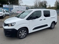 2020 Peugeot Partner 850 1.5 BlueHDi 100 Professional Crew Van PANEL VAN Diesel 
