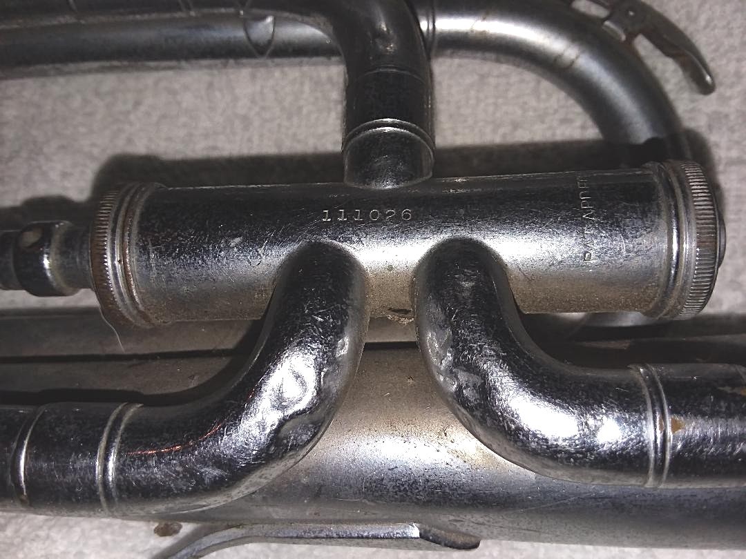 Antique C.G. Conn Single Valve Trumpet. 1909-1910 . #111026