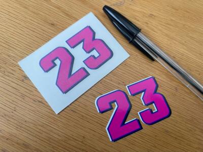 Enea Bastianini Number 23 (Very Small Pair) - UK SELLER