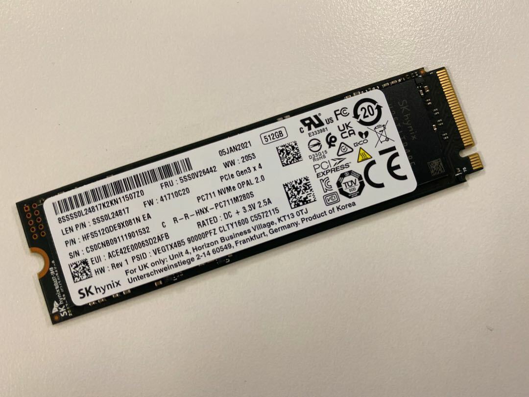 SK Hynix 512GB PC711 M.2 PCIe NVMe Gen3 x4 SSD | eBay SK Hynix 512GB PC711 M.2 PCIe NVMe Gen3 x4 SSD | eBay