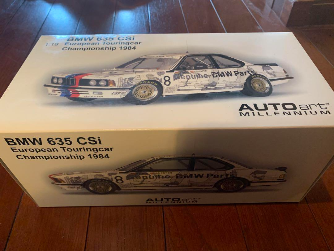 1/18 オートアート BMW 635CSI 1/18 AUTOart BMW M 635 CSi (E24) White Diecast Car Model